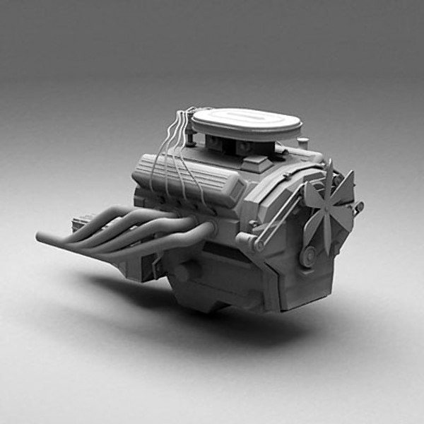 maya engine v8 - Generic V8 Engine by QLEE