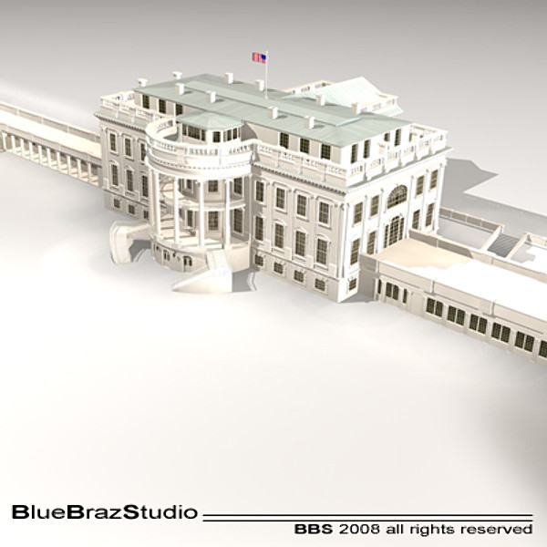 3d model white house complex - White House Complex... by BraZ