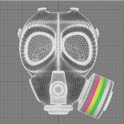 3d model gas mask - Gas Mask (3DS)... by 21st Century 3D