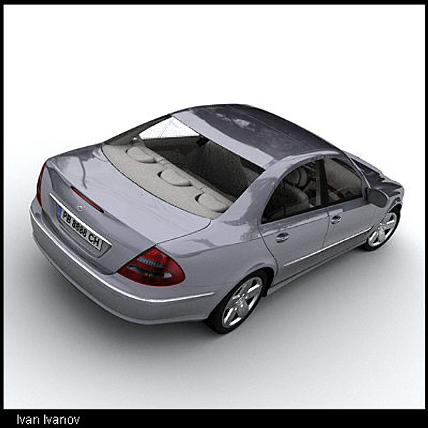 dxf mercedes e class s - Mercedes E class by vankata