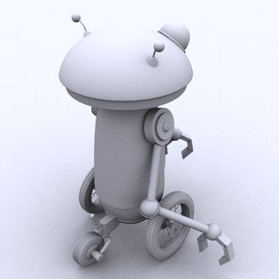3ds max funny rupert retard - Rupert the Misguided Robot... by little toyshop of uncle nazghul