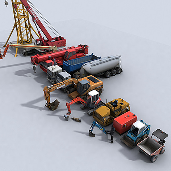 realtime public works vol 2 3d model - Public Works Collection Vol.2 by papillon
