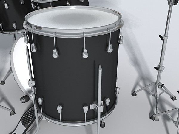 3d band rock guitar - band set by monkeyodoom