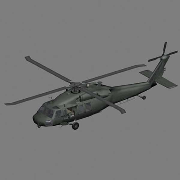 army blackhawks helicopter 3d model - UH60A_BLACKHAWK_ES.ZIP by Electric Shed
