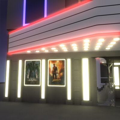 theater stanchions movie max - Theater by AhearnART