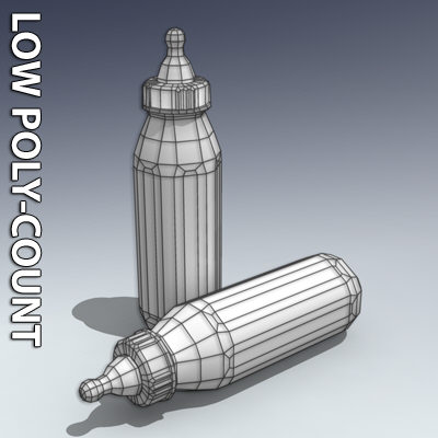 baby milk bottle 3ds - Baby Bottle by Adam Walker Film