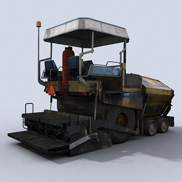 realtime machines construction public 3d model - Public Works Collection Vol.1 by papillon