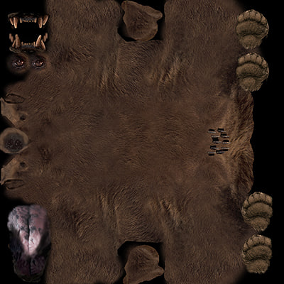 3ds bear - Animated Grizzly Bear... by NONECG