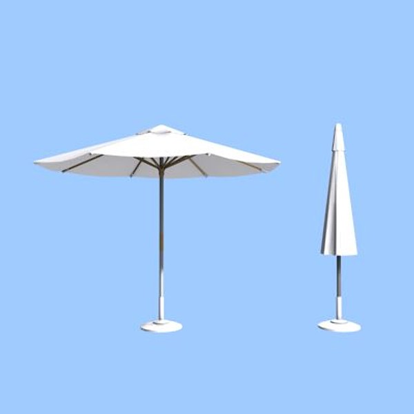 3ds max parasol beach pool - parasol by Snailhouse