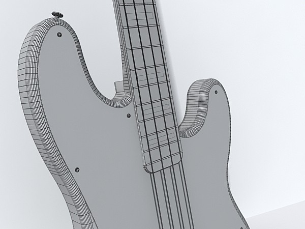 3d band rock guitar - band set by monkeyodoom