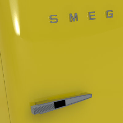 classic smeg fab28 fridge 3d obj - SMEG FAB28 Fridge Freezer by Ian Maclachlan