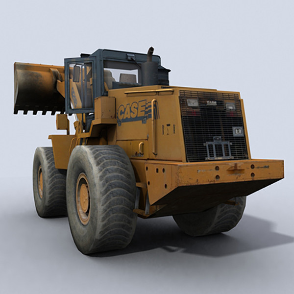 loader industrial 3d max - Front Loader 1 by papillon