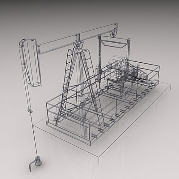 3ds max oil pump - Oil pump by QLEE