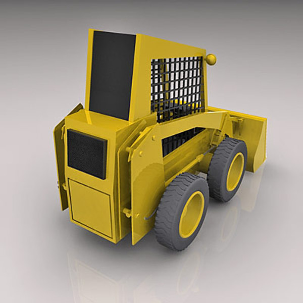 3d model skid steer - Skid steer... by QLEE
