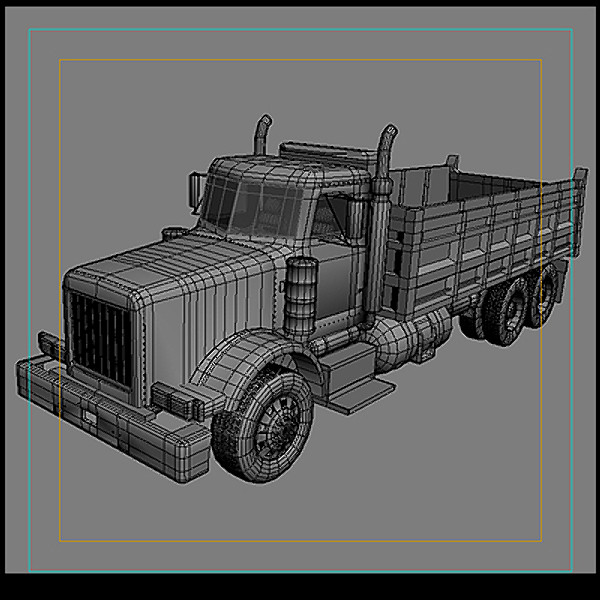 dump truck 3d model - Dump Truck by vankata