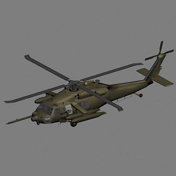 army blackhawks helicopter 3d model - UH60A_BLACKHAWK_ES.ZIP by Electric Shed