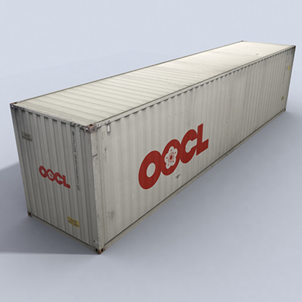 intermodal container truck 3d model - Container Truck 2 by papillon