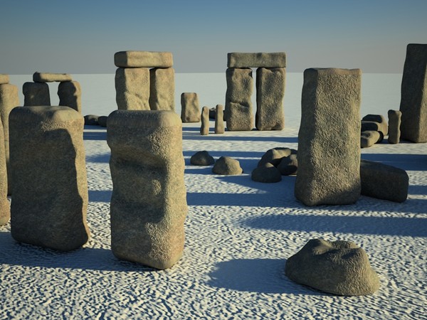 3d model stonehenge world wonders - Stonehenge by yusuf joher taherali