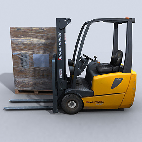 3ds max forklift 2 - Forklift 2 by papillon