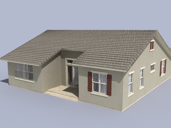 house set 10 3d 3ds - house set of 10 by monkeyodoom