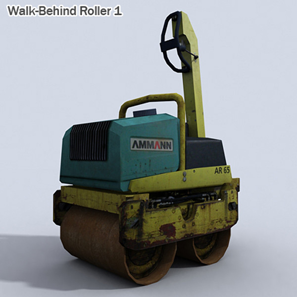realtime machines construction public 3d model - Public Works Collection Vol.1 by papillon