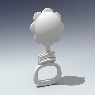 3d baby rattle model - Rattle by Adam Walker Film