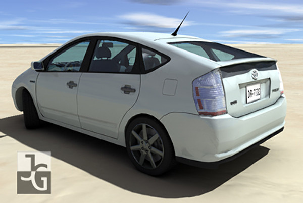 3d toyota prius model - Toyota Prius by Solancla
