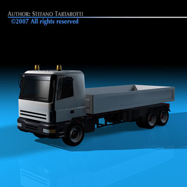 3ds max deck truck - Truck low boards deck by tartino
