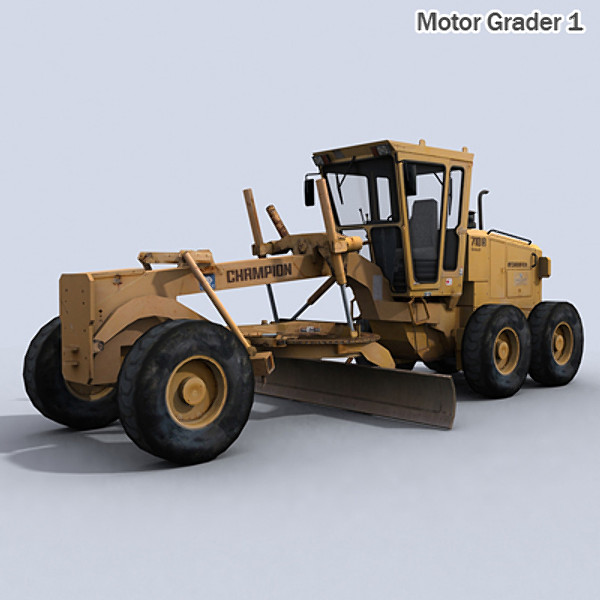 realtime machines construction public 3d model - Public Works Collection Vol.1 by papillon
