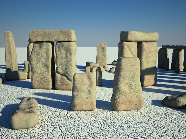 3d model stonehenge world wonders - Stonehenge by yusuf joher taherali