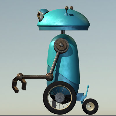 3ds max funny rupert retard - Rupert the Misguided Robot... by little toyshop of uncle nazghul