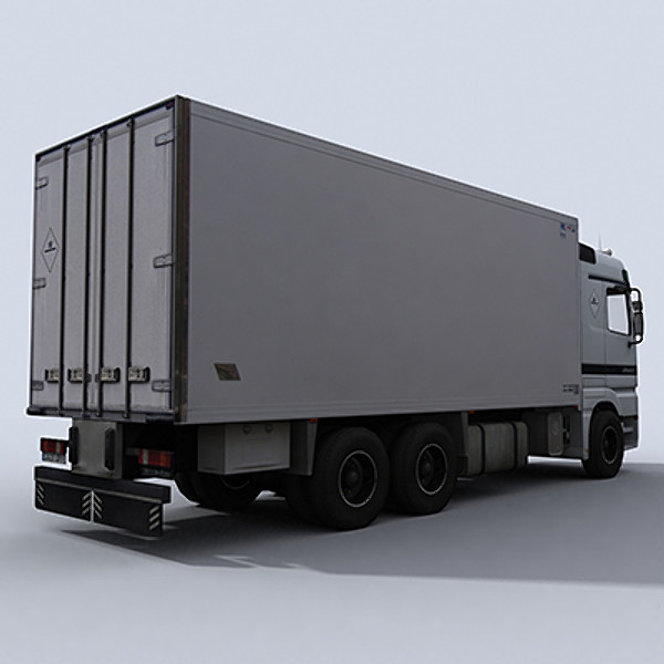 medium transport truck 3d max - Medium Transport Truck 1 by papillon