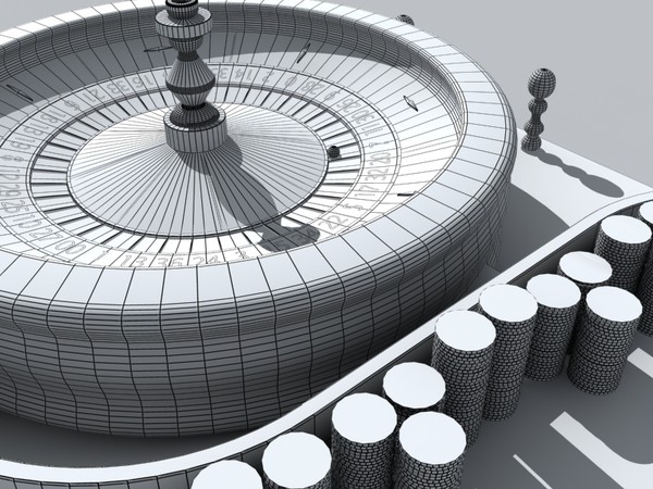 casino table blackjack roulette 3d model - roulette_table(MAX).zip by monkeyodoom