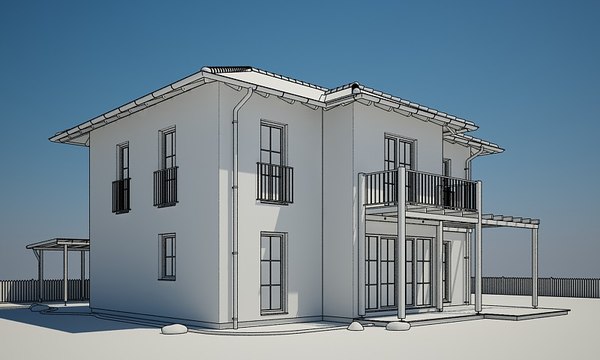 photoreal villa 3d max - villa grass tutorial by mmvis