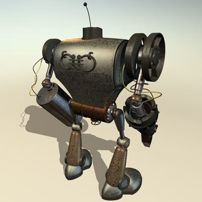 3d robot robo killer - Robo the killer... by little toyshop of uncle nazghul