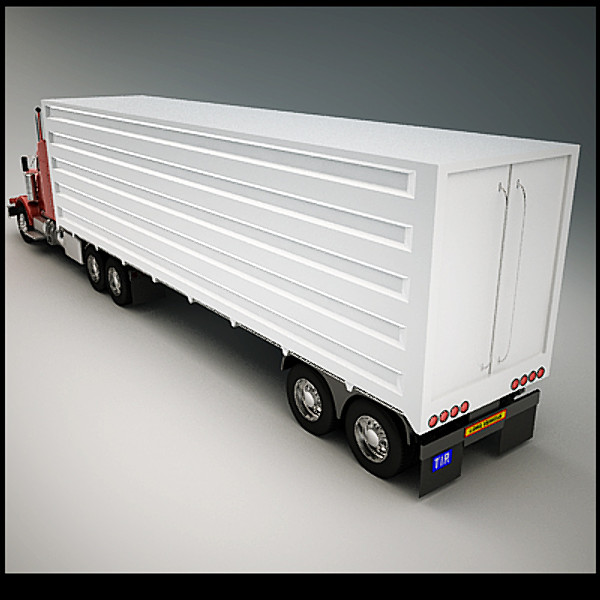 3d american 18 semi truck - Truck 18 wheeler by vankata