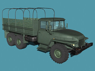 truck transport crane 3d max - The Warhorse by Alex Kontz