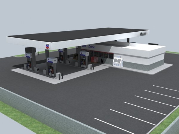 maya gas station - gas_station(MAX).zip by monkeyodoom