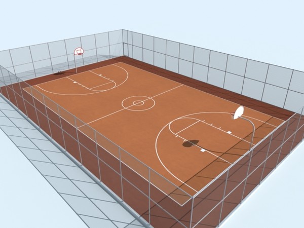 maya outdoor basketball court - basketball_outdoor_court(max7).zip by monkeyodoom