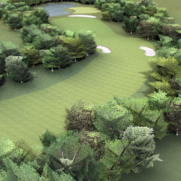golf course 3d max - Golf course by scripter