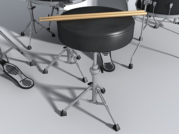 3d band rock guitar - band set by monkeyodoom