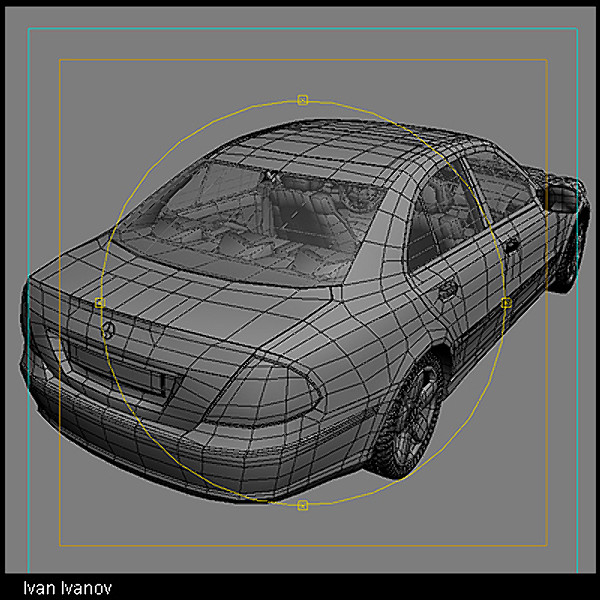 dxf mercedes e class s - Mercedes E class by vankata