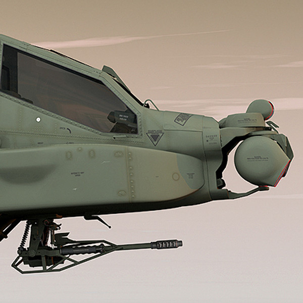 apache longbow helicopter 3d model - Apache Longbow Helicopter by Pekdemir
