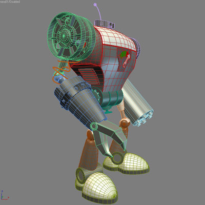 3d robot robo killer - Robo the killer... by little toyshop of uncle nazghul