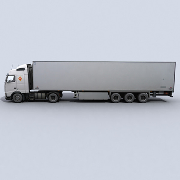 refrigerated transport truck 3ds - Refrigerated Transport Truck 1 by papillon
