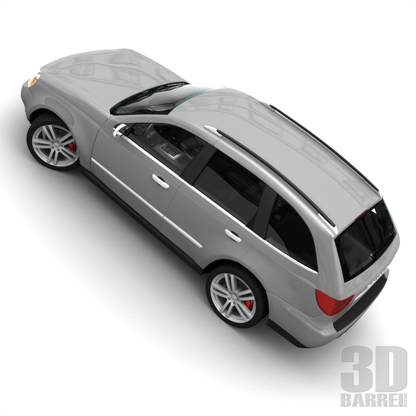 maya generic car - Generic Car 004 - SUV by 3Dbarrel