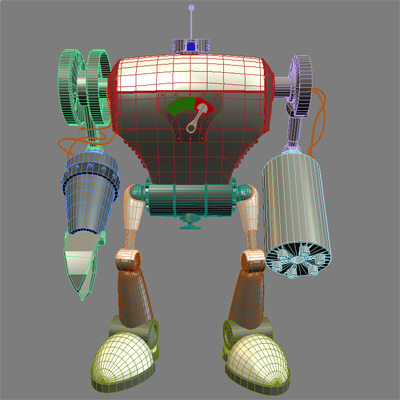 3d robot robo killer - Robo the killer... by little toyshop of uncle nazghul