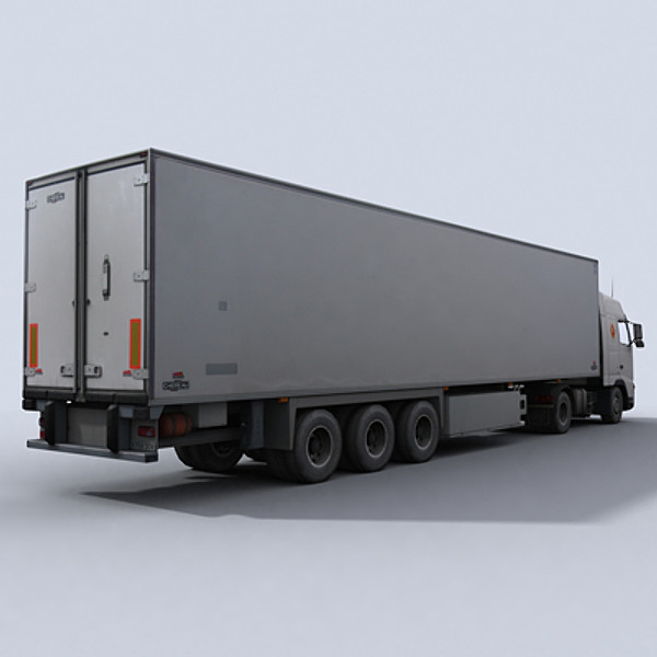 refrigerated transport truck 3ds - Refrigerated Transport Truck 1 by papillon