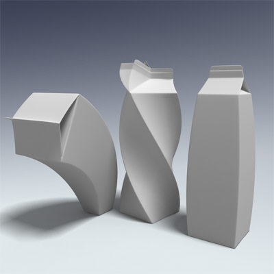 litre milk carton 3d model - Milk Carton - 1 litre by Adam Walker Film
