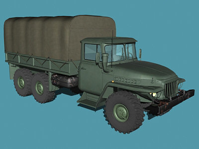 truck transport crane 3d max - The Warhorse by Alex Kontz